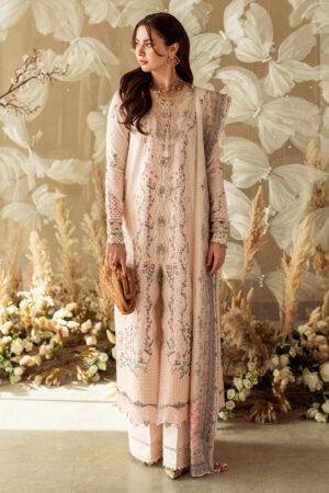 Qalamkar Luxury Lawn | Sahil 2025 | FK-12 LILY