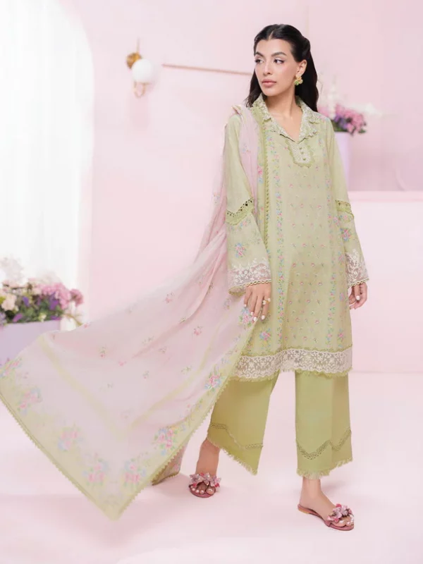 Qalamkar QPrints Embroidered Lawn 2025 | EM-07A